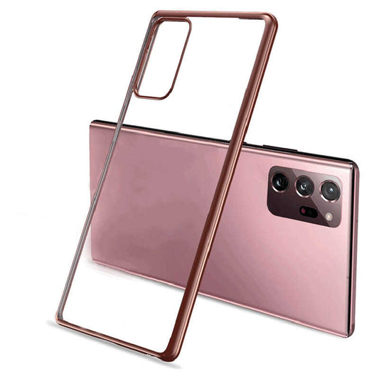 Galaxy Note 20 Benks Magic Glitz Ultra-Thin Transparent Protective Soft Cover Rose Gold