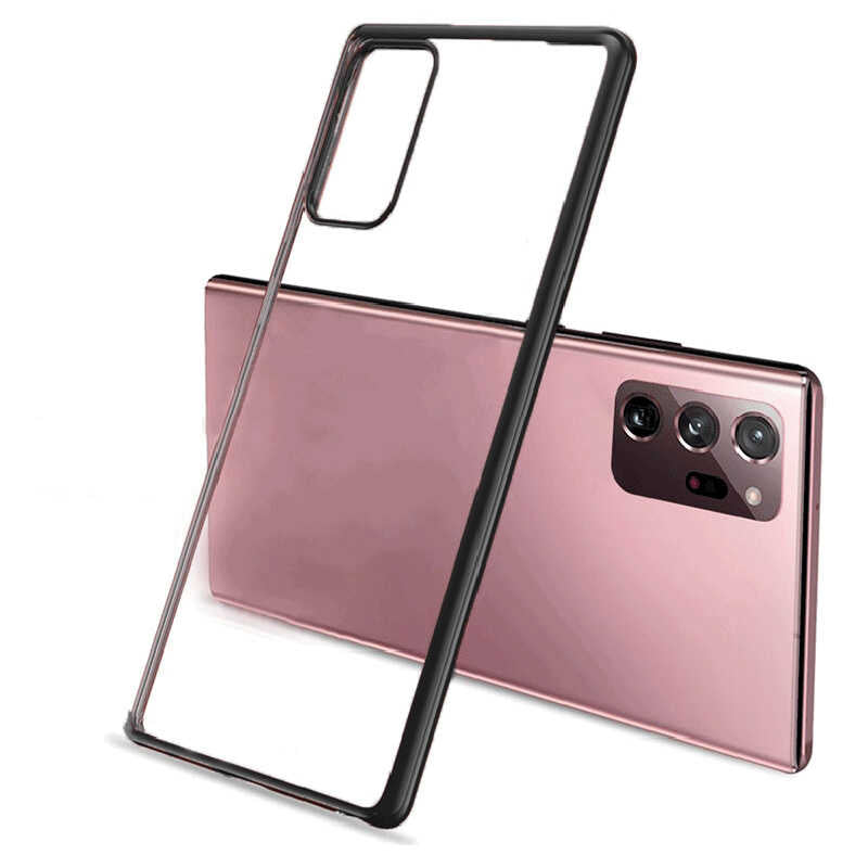 Galaxy Note 20 Benks Magic Glitz Ultra-Thin Transparent Protective Soft Cover Black