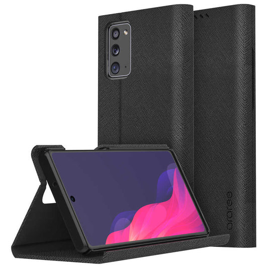 Galaxy Note 20 Case Araree Bonnet Case Black