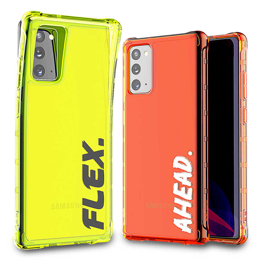 Galaxy Note 20 Case Araree Lettering Cover Yellow 