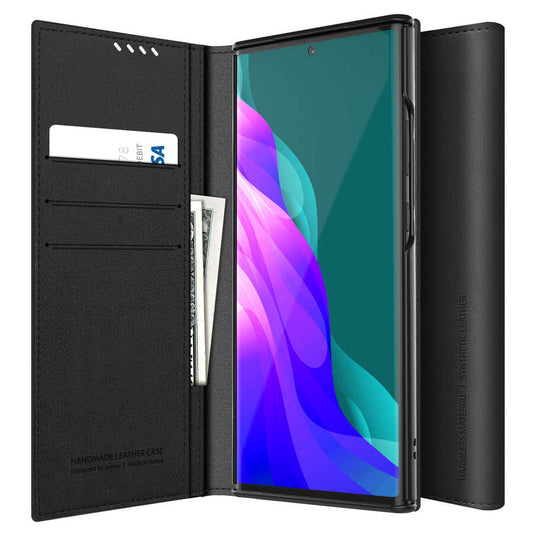 Galaxy Note 20 Case Araree Mustang Diary Case Black
