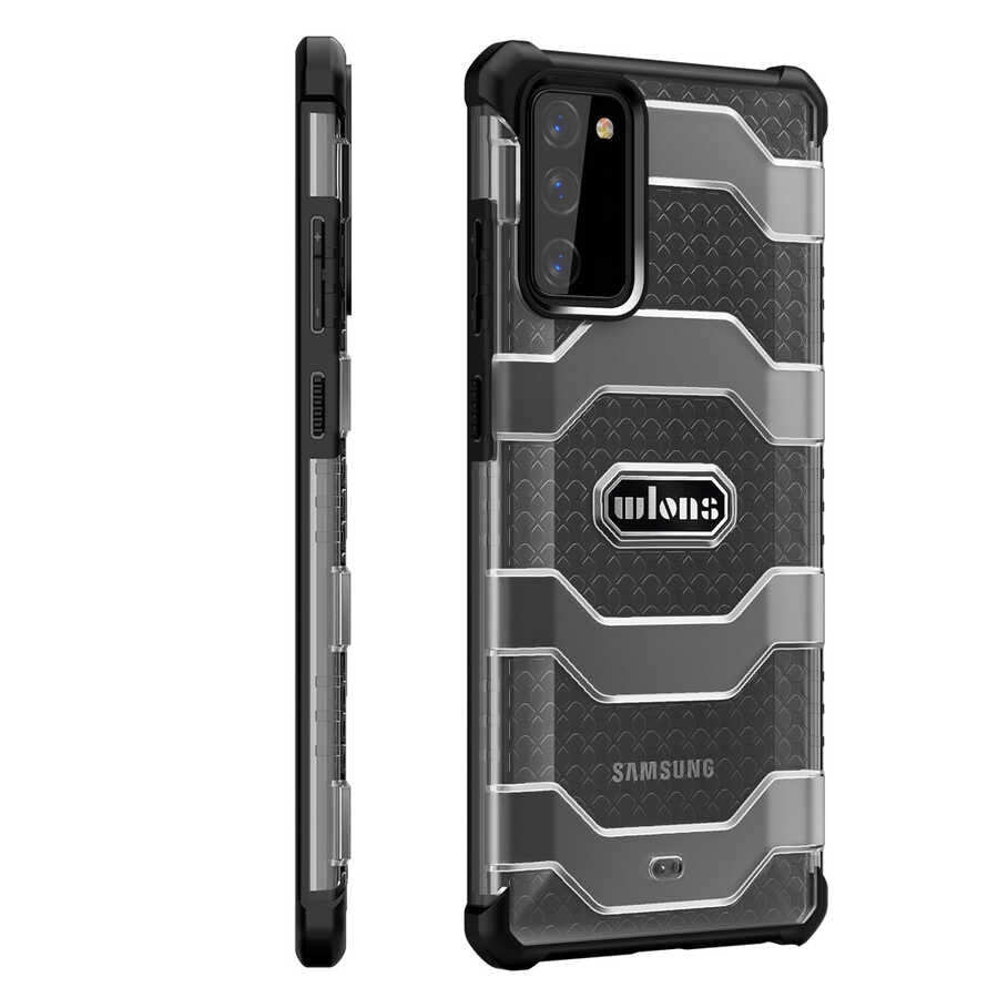 Galaxy Note 20 Kılıf Wlons Mit Kapak Siyah