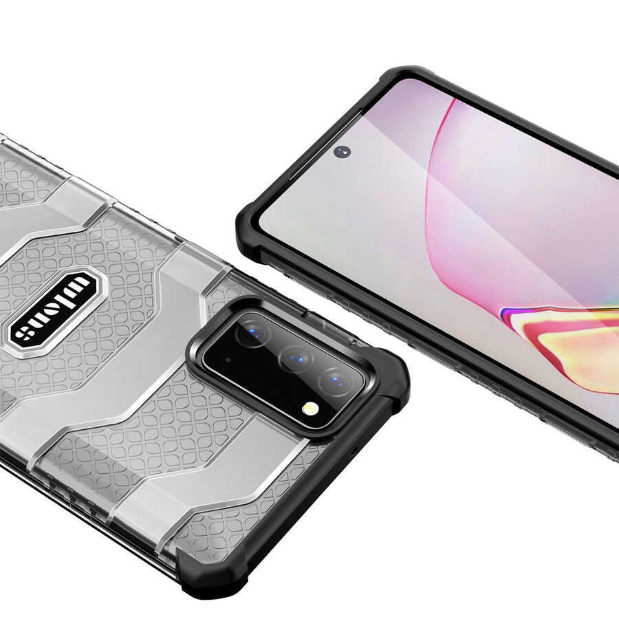 Galaxy Note 20 Kılıf Wlons Mit Kapak Siyah