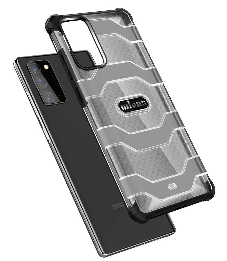 Galaxy Note 20 Kılıf Wlons Mit Kapak Siyah