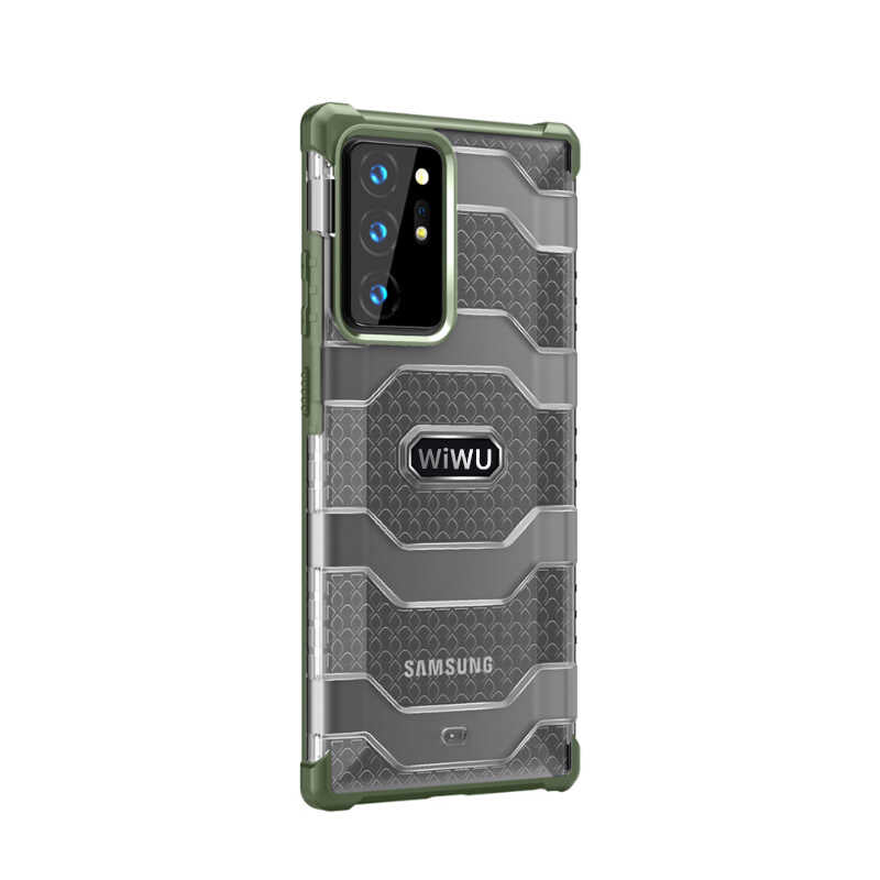 Galaxy Note 20 Ultra Case Wiwu Voyager Cover Dark Green