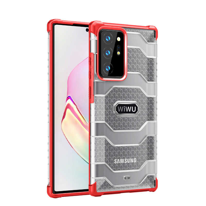Galaxy Note 20 Ultra Case Wiwu Voyager Cover Red