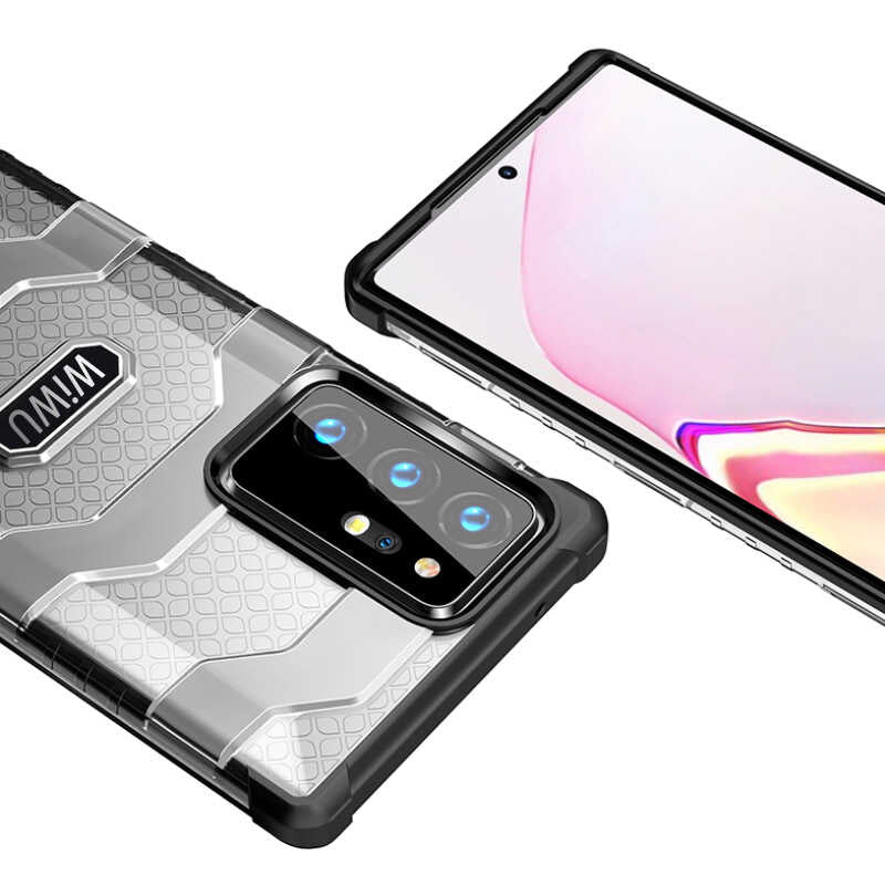 Galaxy Note 20 Ultra Case Wiwu Voyager Cover Black