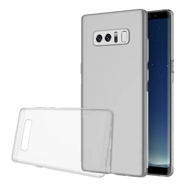 Galaxy Note 8 Case Zore Super Silicone Cover Transparent