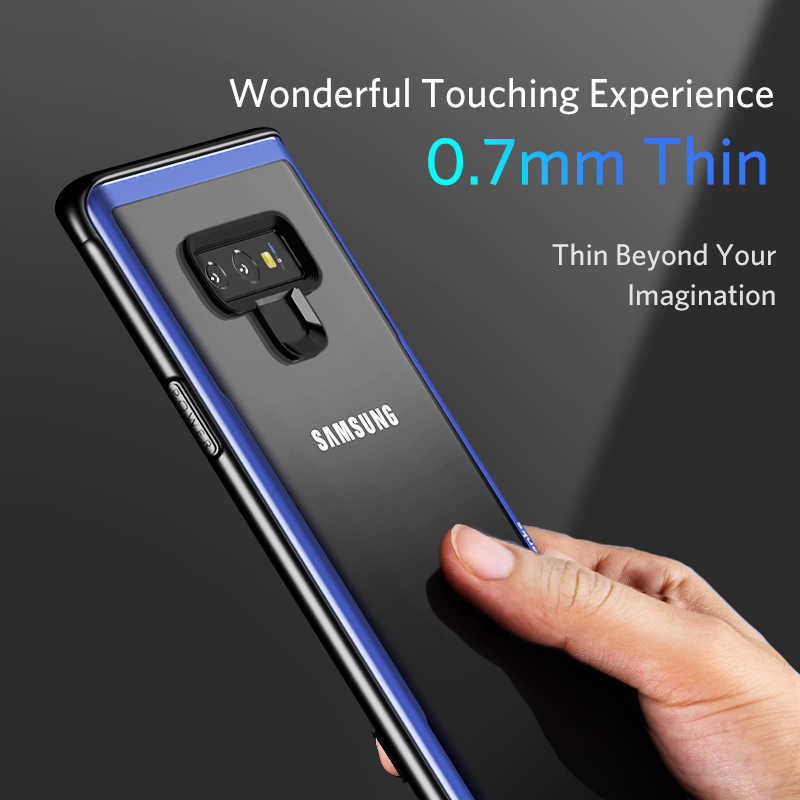 Galaxy Note 9 Case Benks Magic Shiny Glass Blue