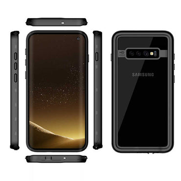 Galaxy S10 Plus Case 1-1 Waterproof Case Black