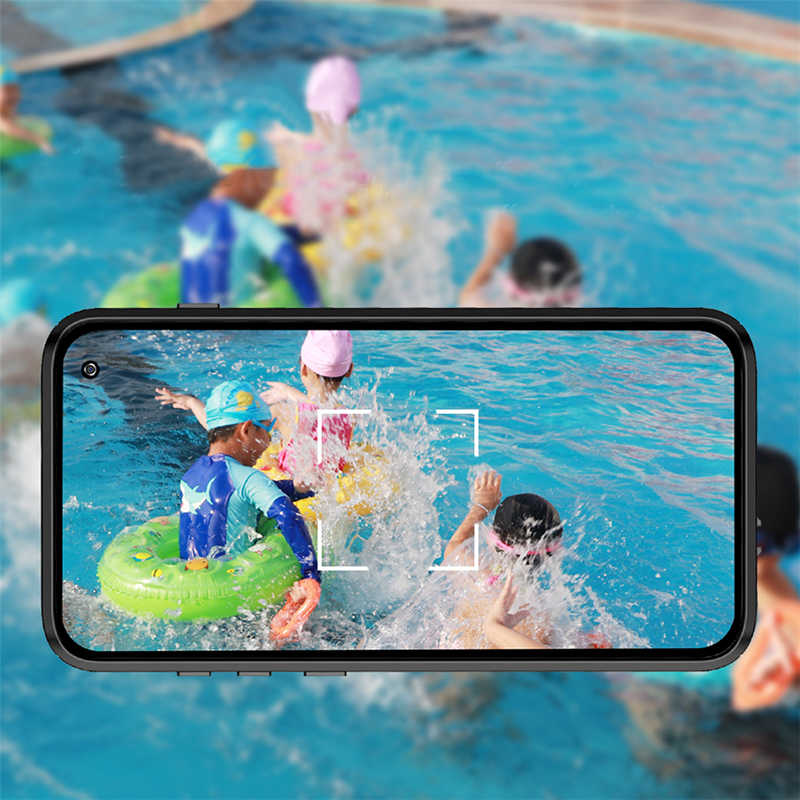 Galaxy S10 Plus Case 1-1 Waterproof Case Black