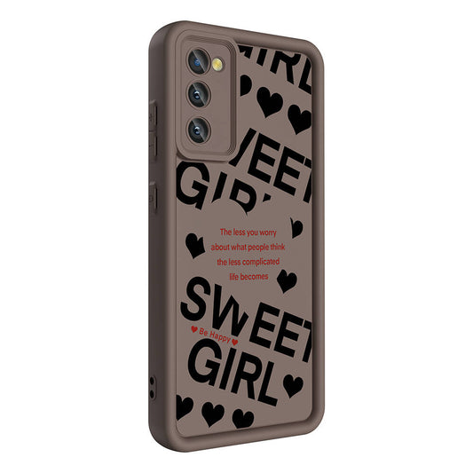 Galaxy S20 FE Case Camera Protection Printed Back Surface Zore Classy Cover Black 
