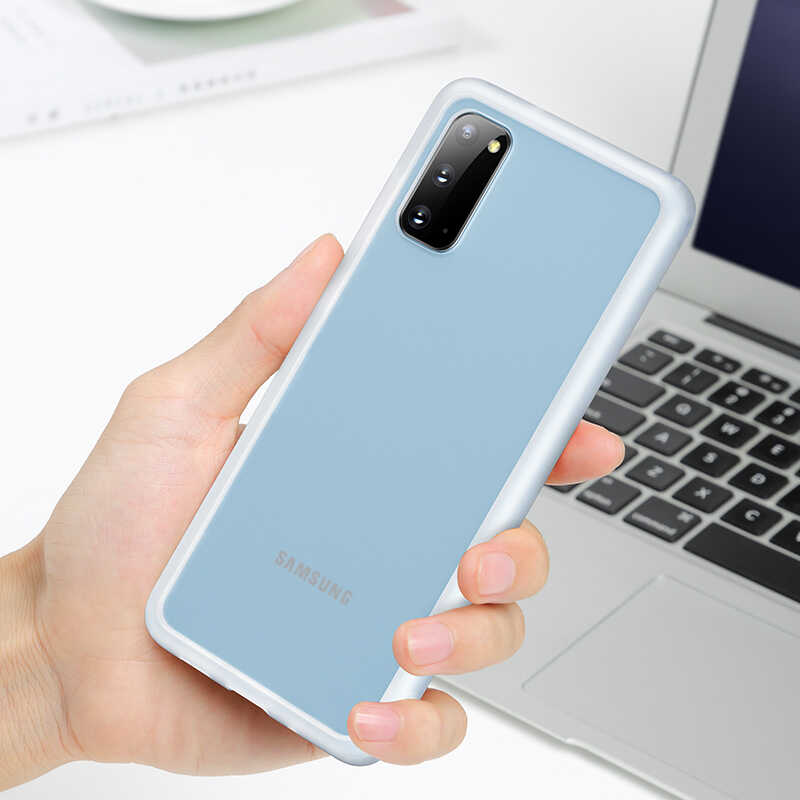 Galaxy S20 Case Benks Magic Smooth Drop Resistant Cover White