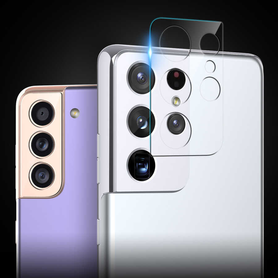 Galaxy S21 Plus Araree C-Subcore Temperli Kamera Koruyucu Renksiz
