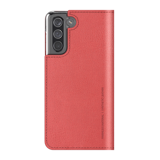 Galaxy S21 Plus Case Araree Mustang Diary Case Red