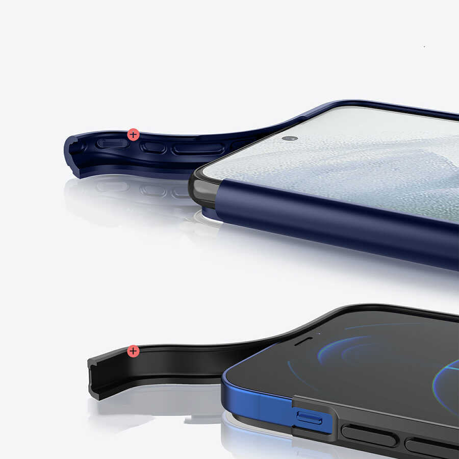 Galaxy S21 Plus Case Wiwu Sand Stone Cover Blue 