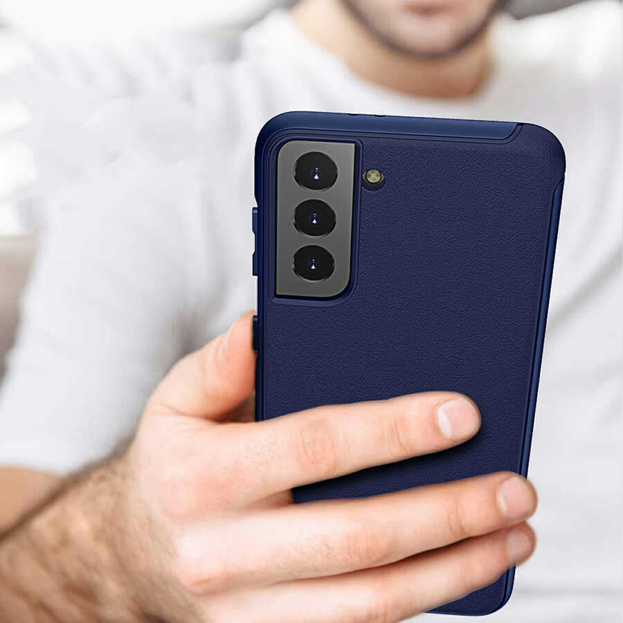 Galaxy S21 Plus Case Wiwu Sand Stone Cover Blue 