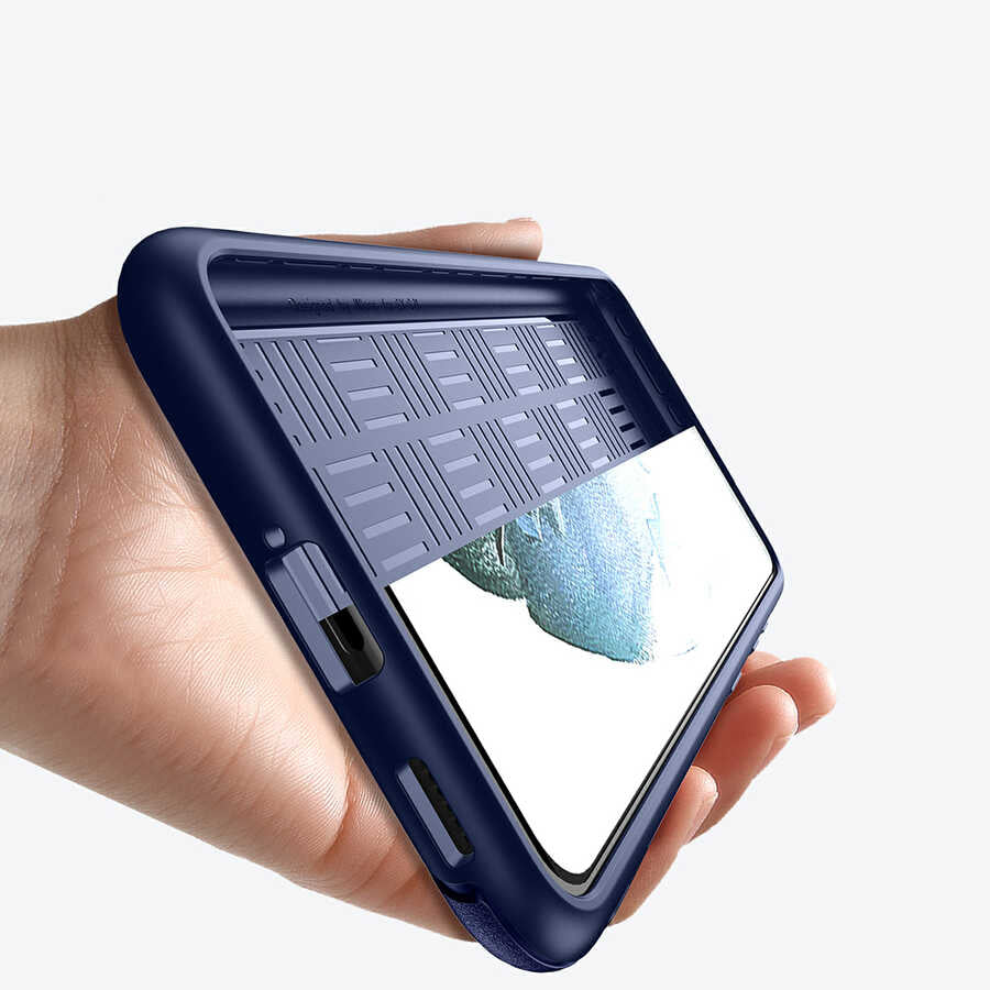 Galaxy S21 Plus Case Wiwu Sand Stone Cover Blue 