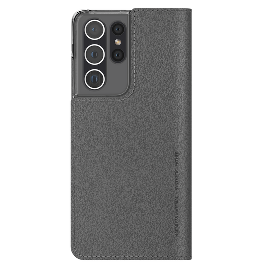 Galaxy S21 Ultra Case Araree Mustang Diary Case Black