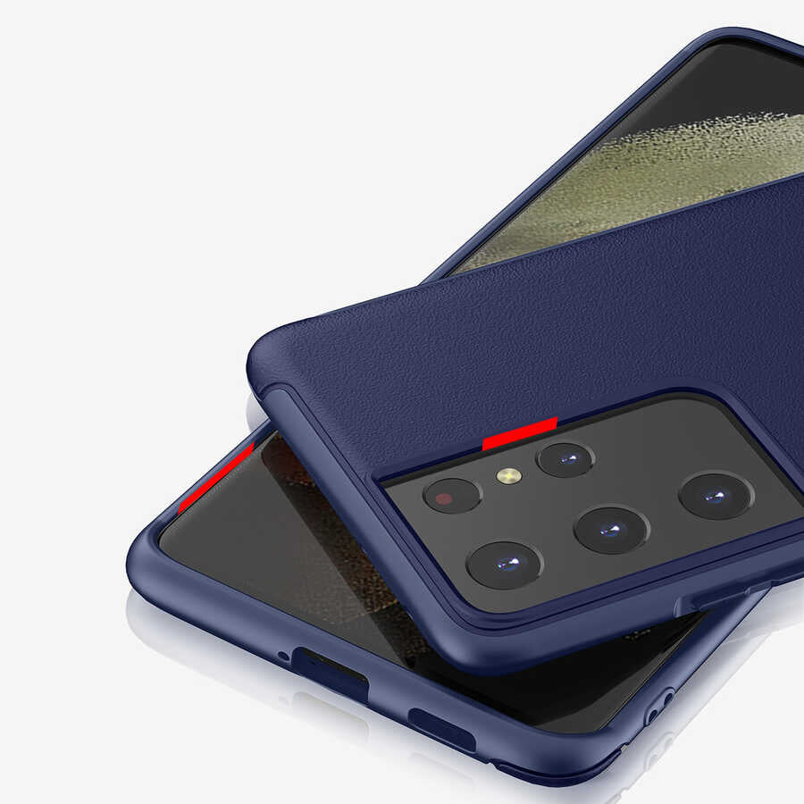 Galaxy S21 Ultra Case Wiwu Sand Stone Cover Blue 