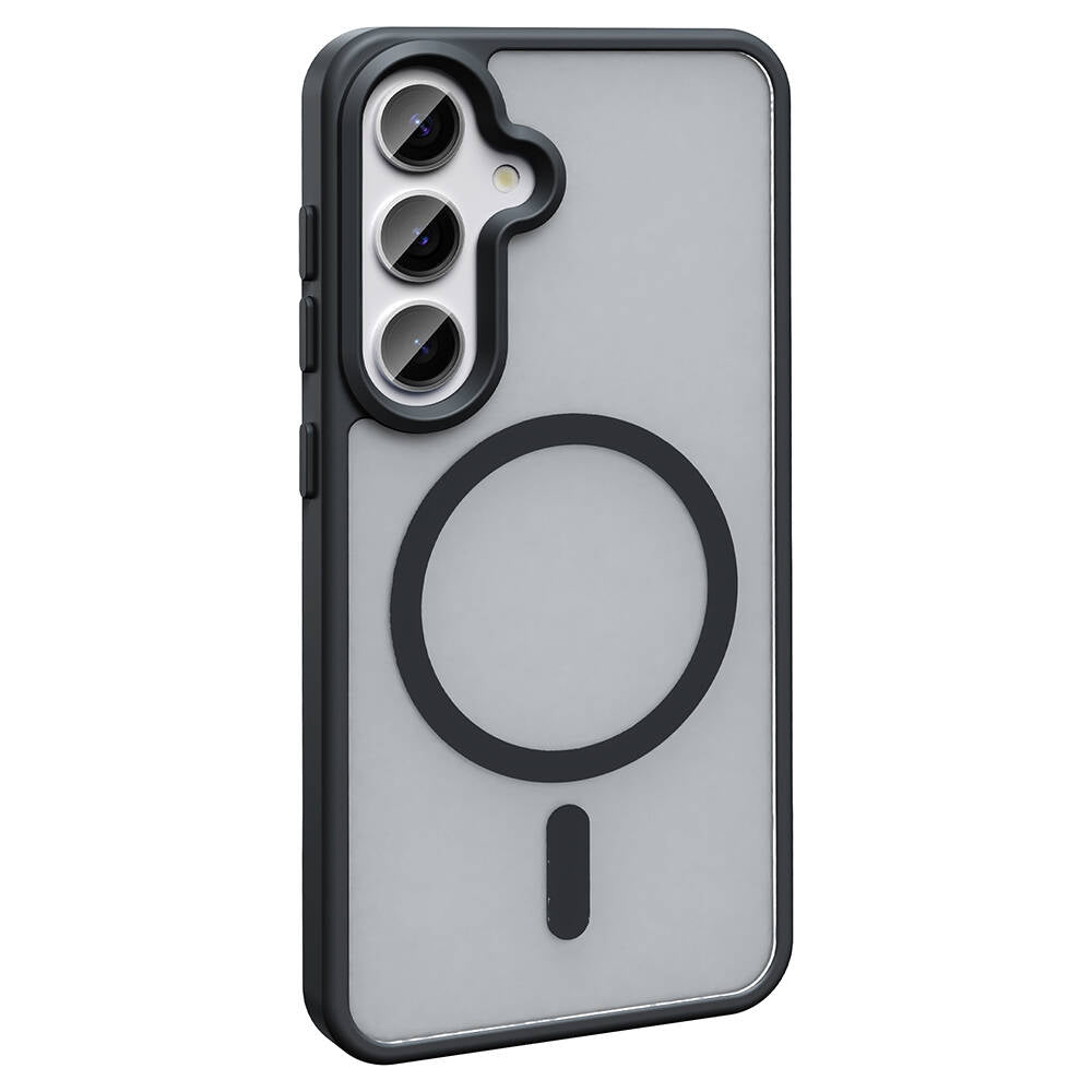 Galaxy S23 FE Case M-safe Charging Feature Matte Back Surface Zore Sio Cover Black 