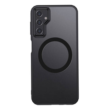 Galaxy S23 FE Kılıf Sert PC Arka Yüzey Wireless Şarj Özellikli Zore Flet M-safe Kapak