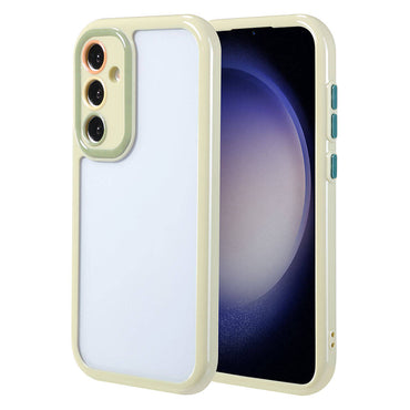 Galaxy S23 Case Camera Protection Colorful Edge and Frame Design Zore Vitamin Cover Plum 