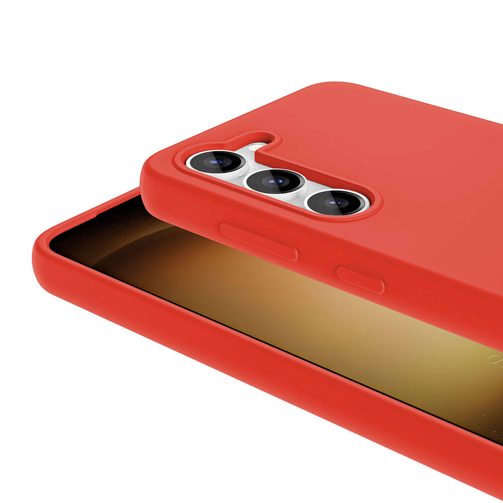 Galaxy S23 Case M-safe Charging Feature Liquid Technology Erasable Hard Zore Kiwi Cover Red