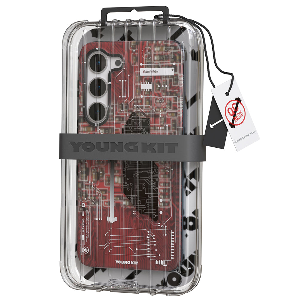 Galaxy S23 Case YoungKit Technology Series Cover White 