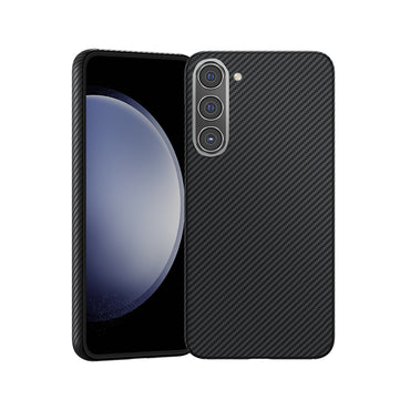 Galaxy S23 Plus Kılıf Benks M-safe Şarj Özellikli Magnetik ArmorAir 600D Kevlar Fiber Kapak Siyah