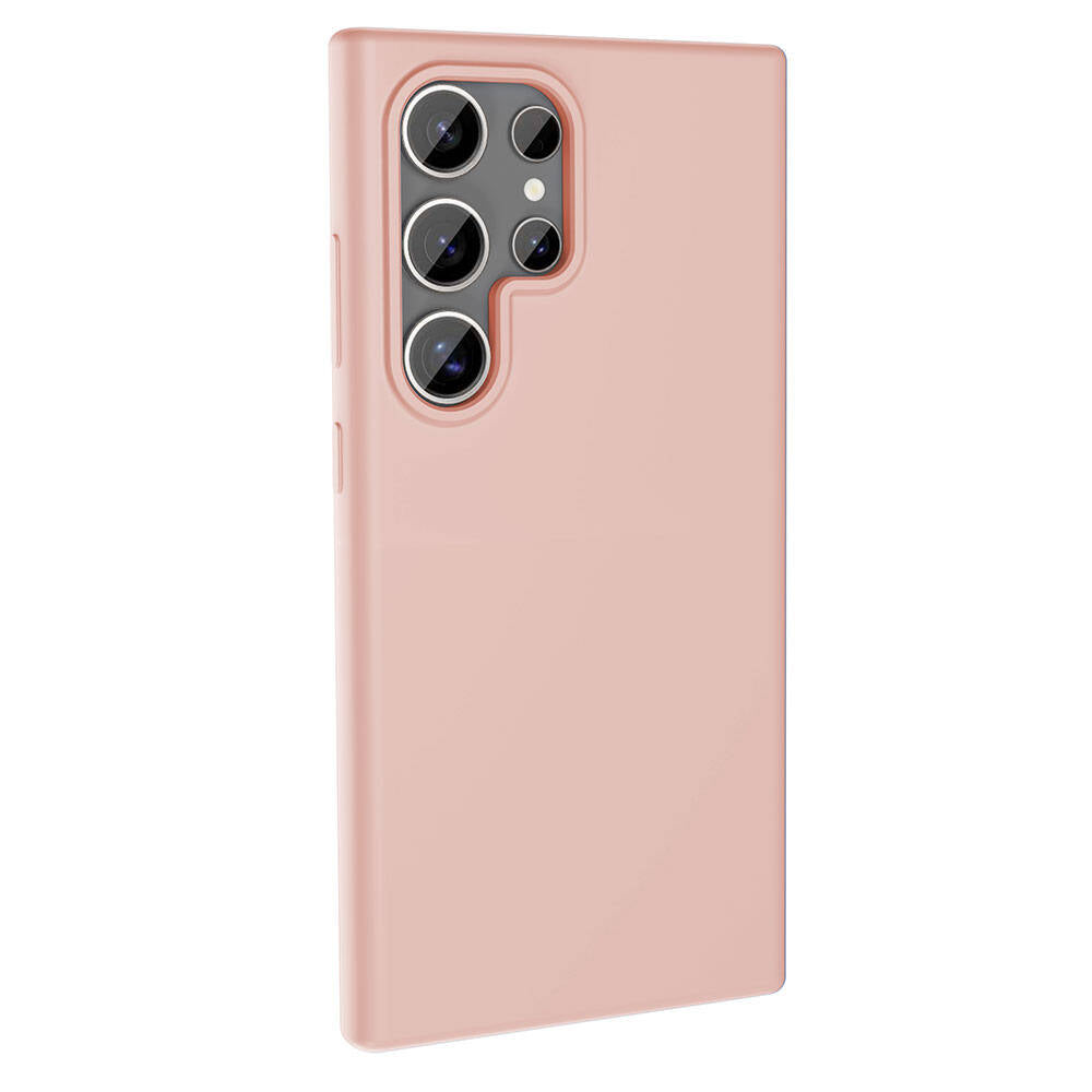 Galaxy S23 Ultra Case M-safe Charging Liquid Technology Erasable Hard Zore Kiwi Cover Pink