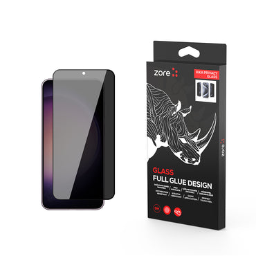 Galaxy S23 Zore Rika Premium Privacy Tempered Glass Screen Protector Black 