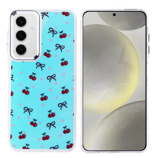 Galaxy S24 FE Airbag Design Zore Hadra Cover Cherry