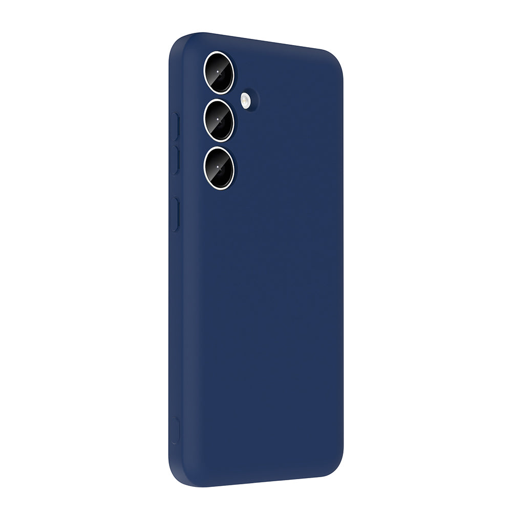 Galaxy S24 FE Case Camera Protection Card Holder Zore Vitra Cover Plum