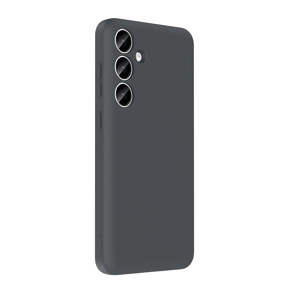 Galaxy S24 FE Case Camera Protection Card Holder Zore Vitra Cover Gray