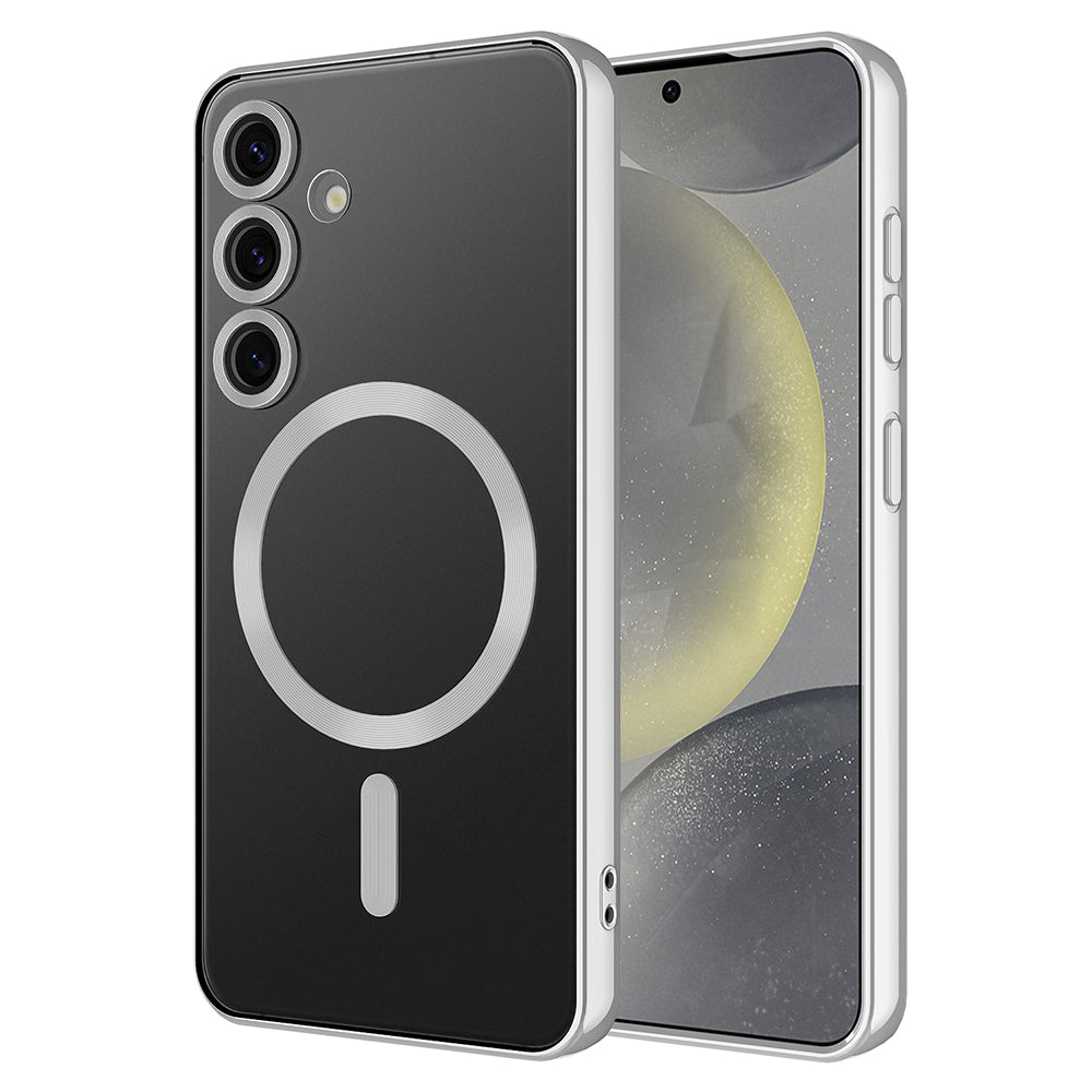 Galaxy S24 FE Case Camera Protection M-safe Wireless Charging Feature Zore Demre Cover Black 