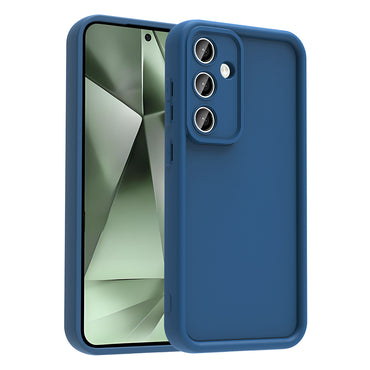 Galaxy S24 FE Case Camera Protection Zore Pineapple Cover Dark Green 