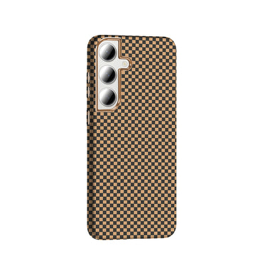 Galaxy S24 FE Case M-safe Charging Function Carbon Fiber Look Zore Gros Cover Desert Titanium 