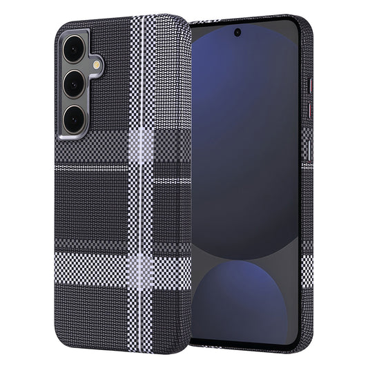 Galaxy S24 FE Case M-safe Charging Feature Carbon Fiber Look Zore Nekst Cover Gray-Black 