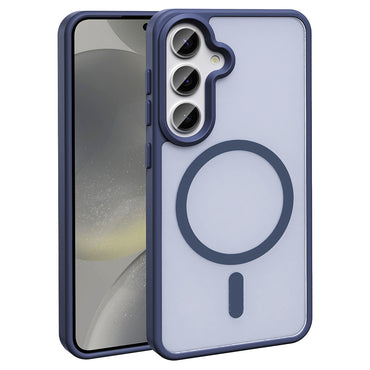 Galaxy S24 FE Case M-safe Charging Feature Matte Back Surface Zore Sio Cover Gray 