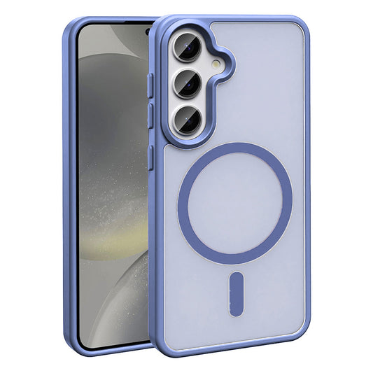Galaxy S24 FE Case M-safe Charging Feature Matte Back Surface Zore Sio Cover Lilac 