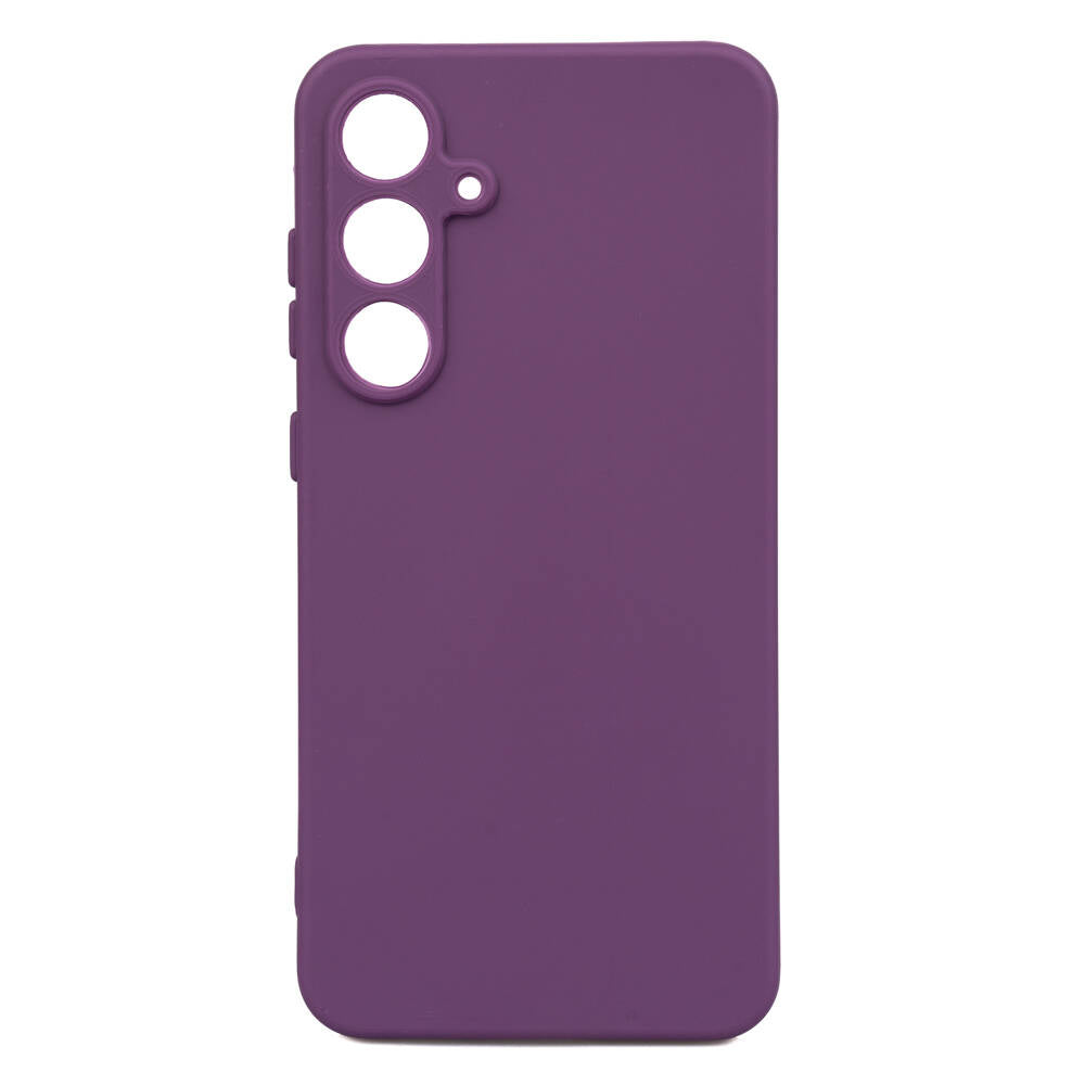 Galaxy S24 FE Case Zore Piping Silicone Navy Blue