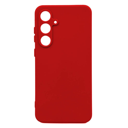 Galaxy S24 FE Case Zore Bias Silicone Red