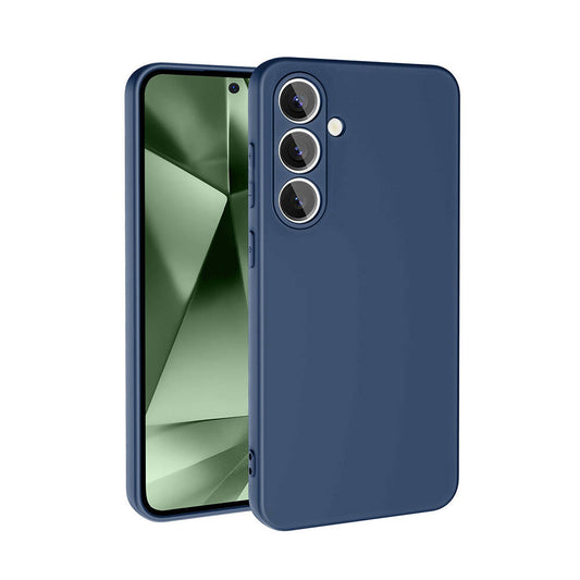 Galaxy S24 FE Case Zore Mara Launch Cover Navy Blue
