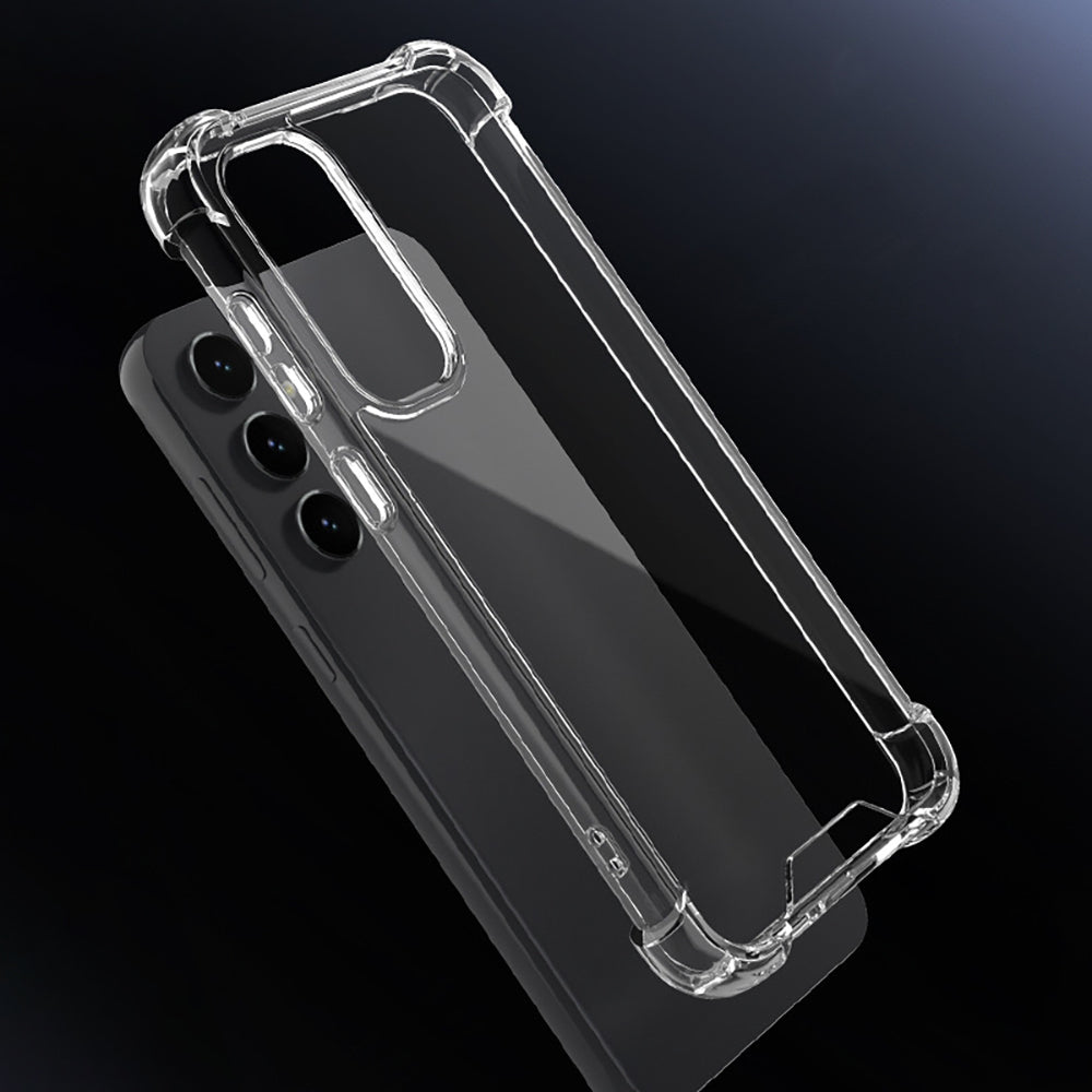 Galaxy S24 FE Case Zore Nitro Anti Shock Silicone Transparent