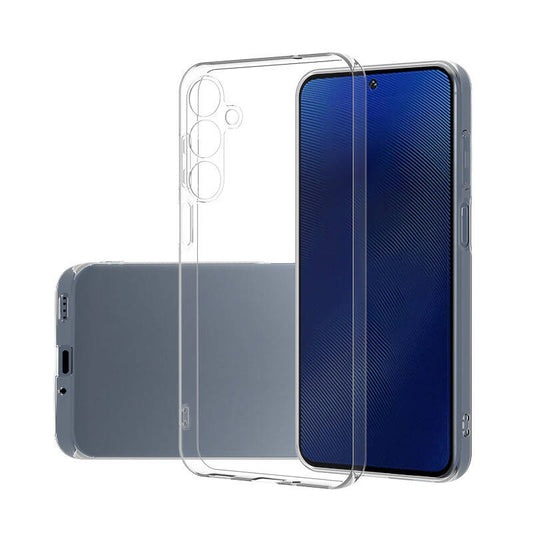 Galaxy S24 FE Case Zore Super Silicone Cover Transparent
