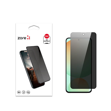 Galaxy S24 FE Zore New 5D Privacy Tempered Screen Protector Black