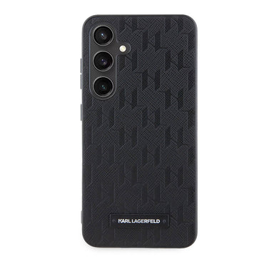 Galaxy S24 Kılıf Karl Lagerfeld Orjinal Lisanslı Saffiano Monogram Metal Logo Kapak