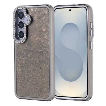 Galaxy S24 Case Stone Design Zore Door Cover Black 