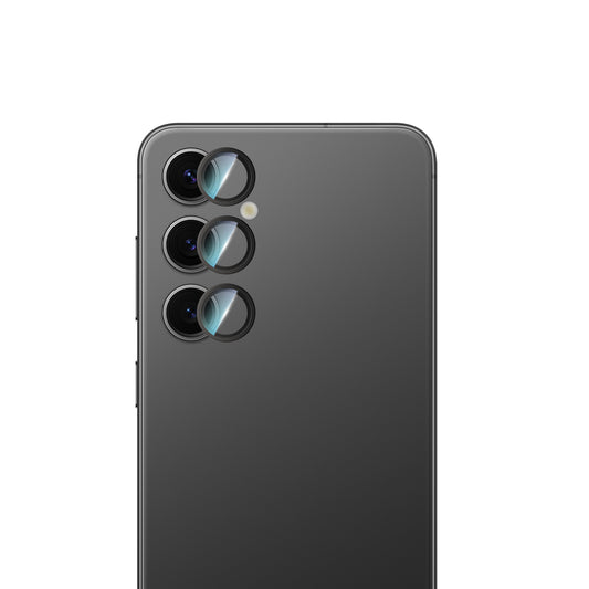 Galaxy S24 Plus CaseWorld Alloy Serisi Oleofobik Anti Reflective Kamera Lens Koruyucu Siyah